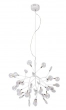 Светильник подвесной Crystal Lux EVITA SP36 WHITE/TRANSPARENT